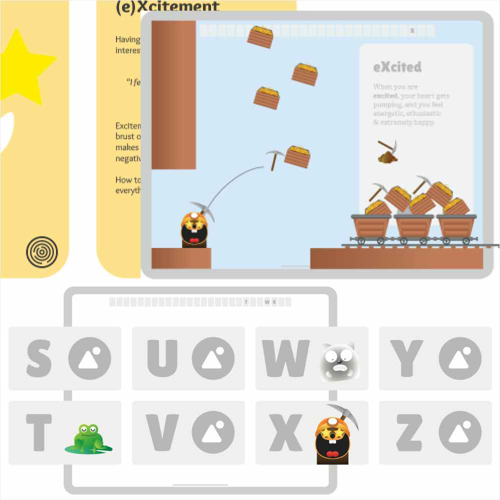 Wireframes of a game Wireframes of a game