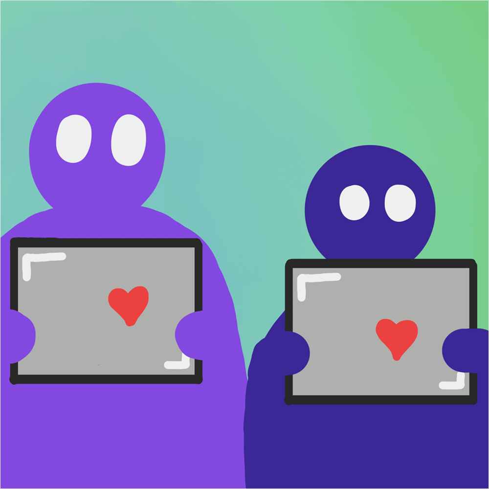 Old iteration of R, with three characters, each holding their own x-ray screen. Old iteration of R, with three characters, each holding their own x-ray screen.