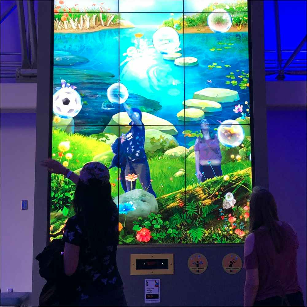 Interactive exhibit from the Strong Museum of Play