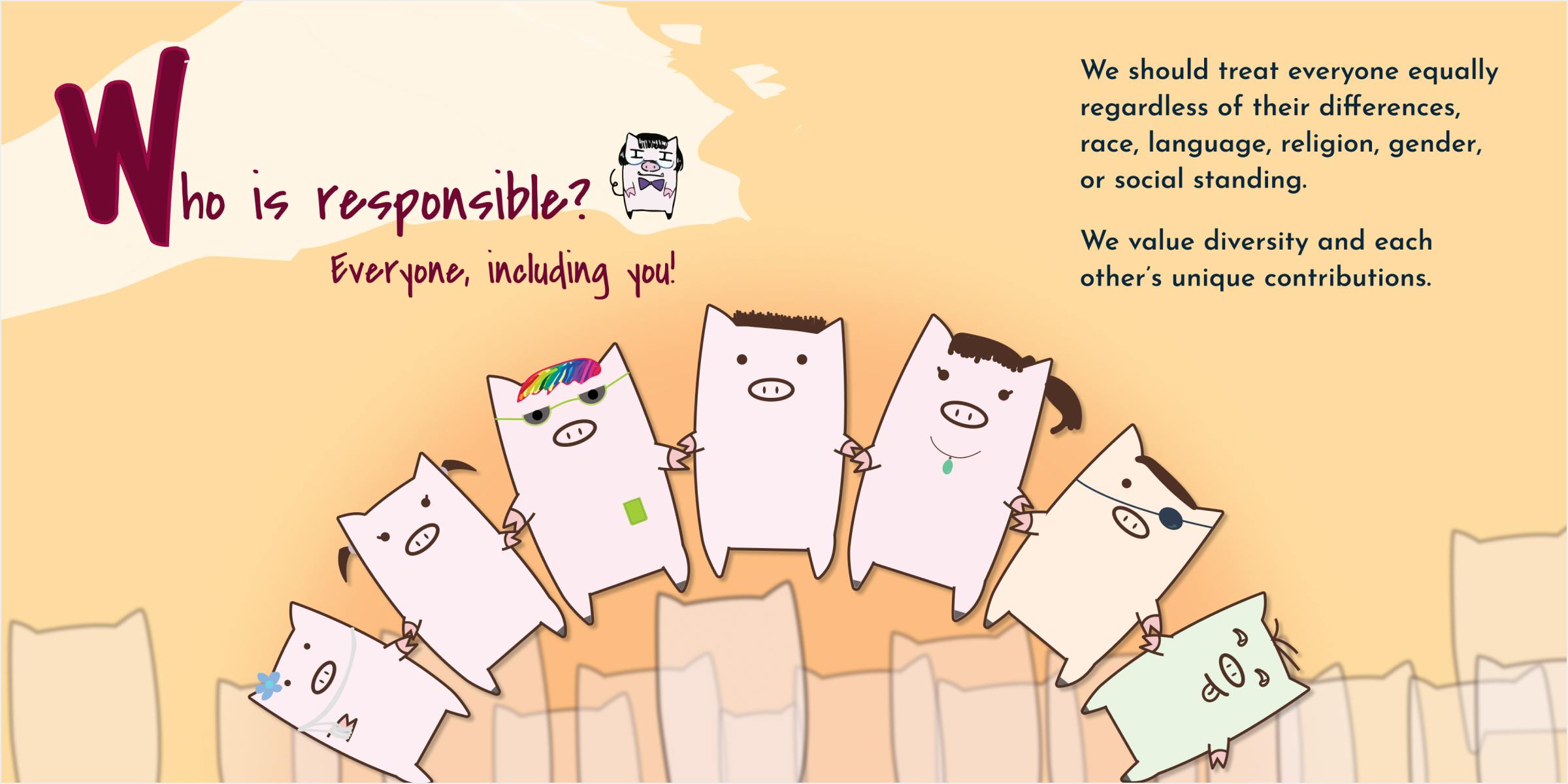 Spread for Who is responsible, that everyone is responsible for making space for others Spread for Who is responsible, that everyone is responsible for making space for others