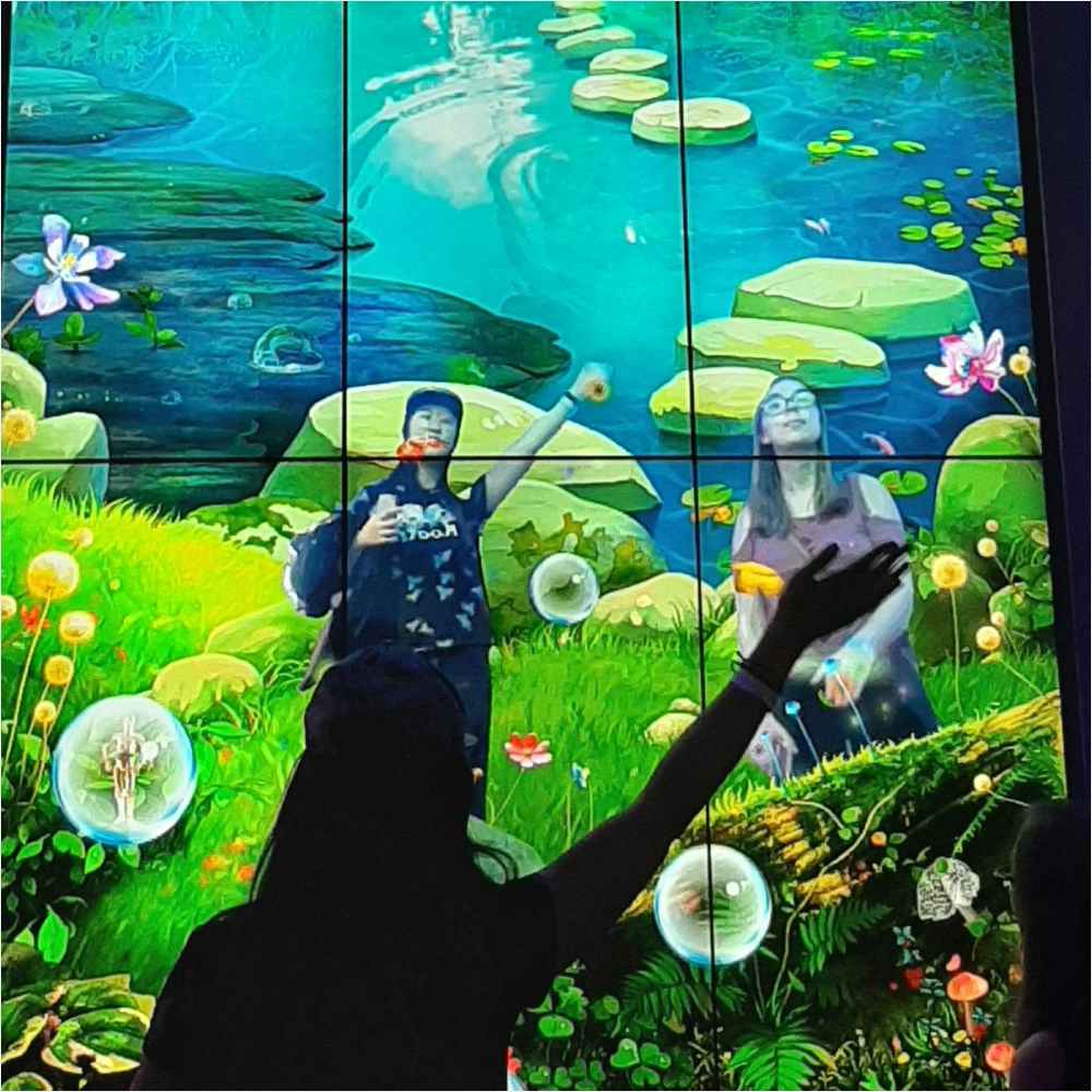 Interactive screen at the Strong Museum of Play Interactive screen at the Strong Museum of Play
