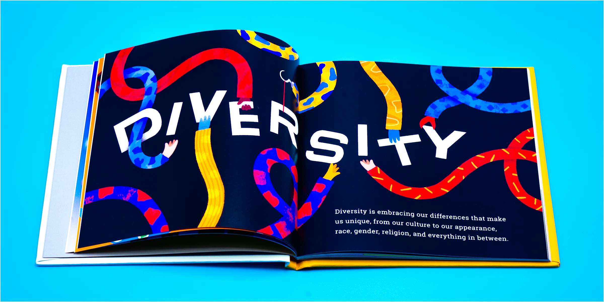 Photo of Diversity Spread from the Inclusion Book