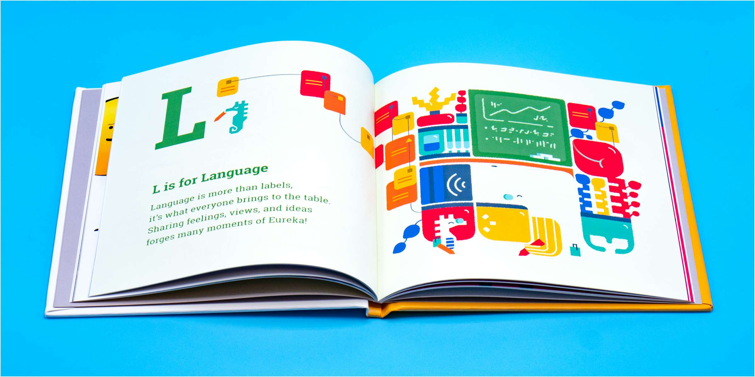 Photo of Language Spread from the Inclusion Book Photo of Language Spread from the Inclusion Book