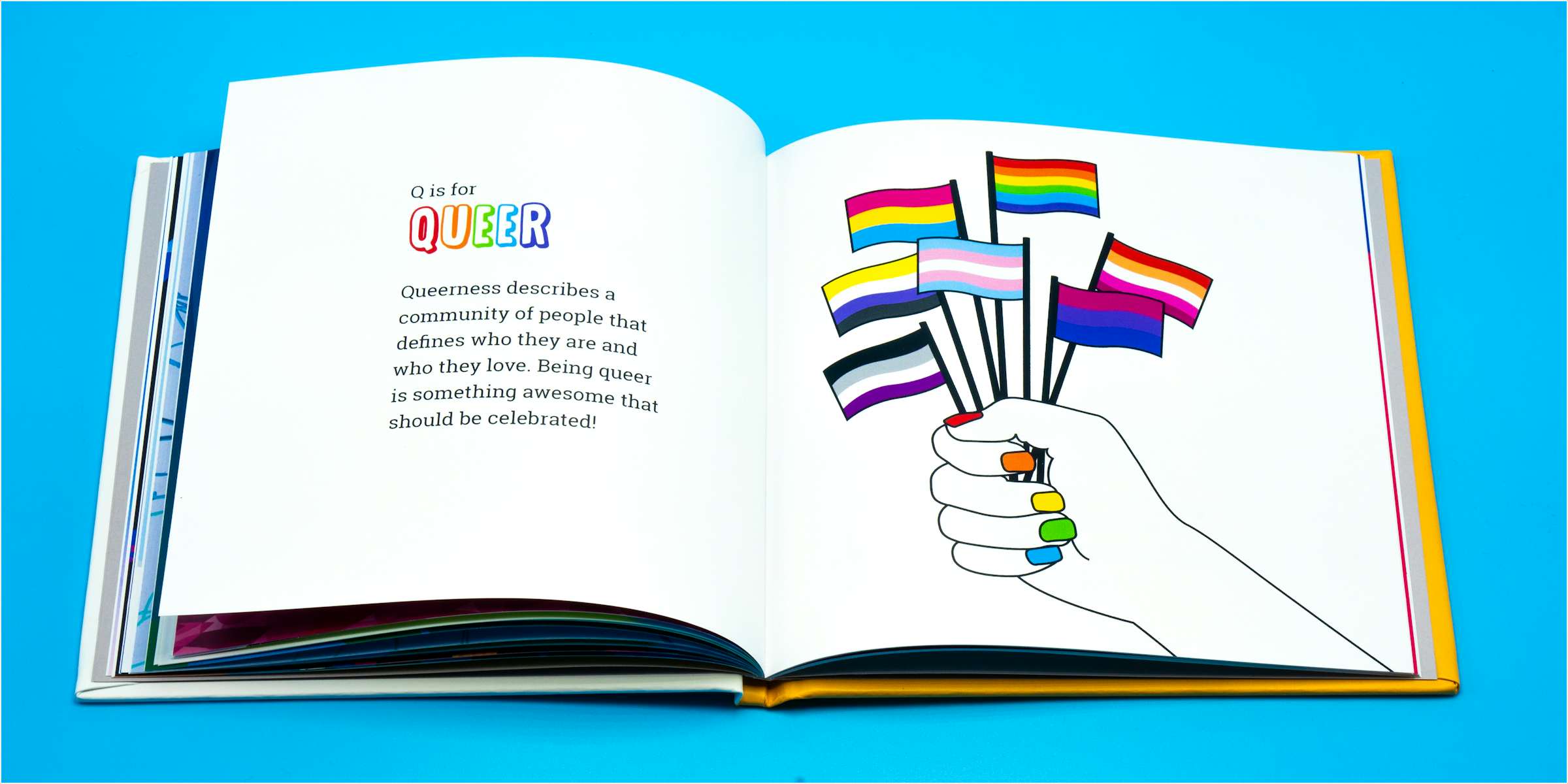 Photo of Queer Spread from the Inclusion Book Photo of Queer Spread from the Inclusion Book
