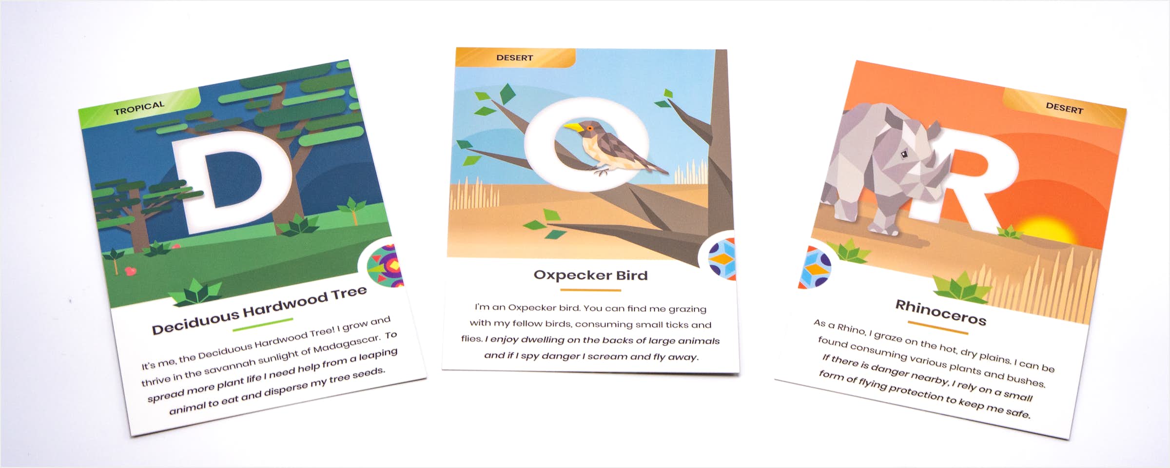 Photo of Cards D, O, R Photo of Cards D, O, R