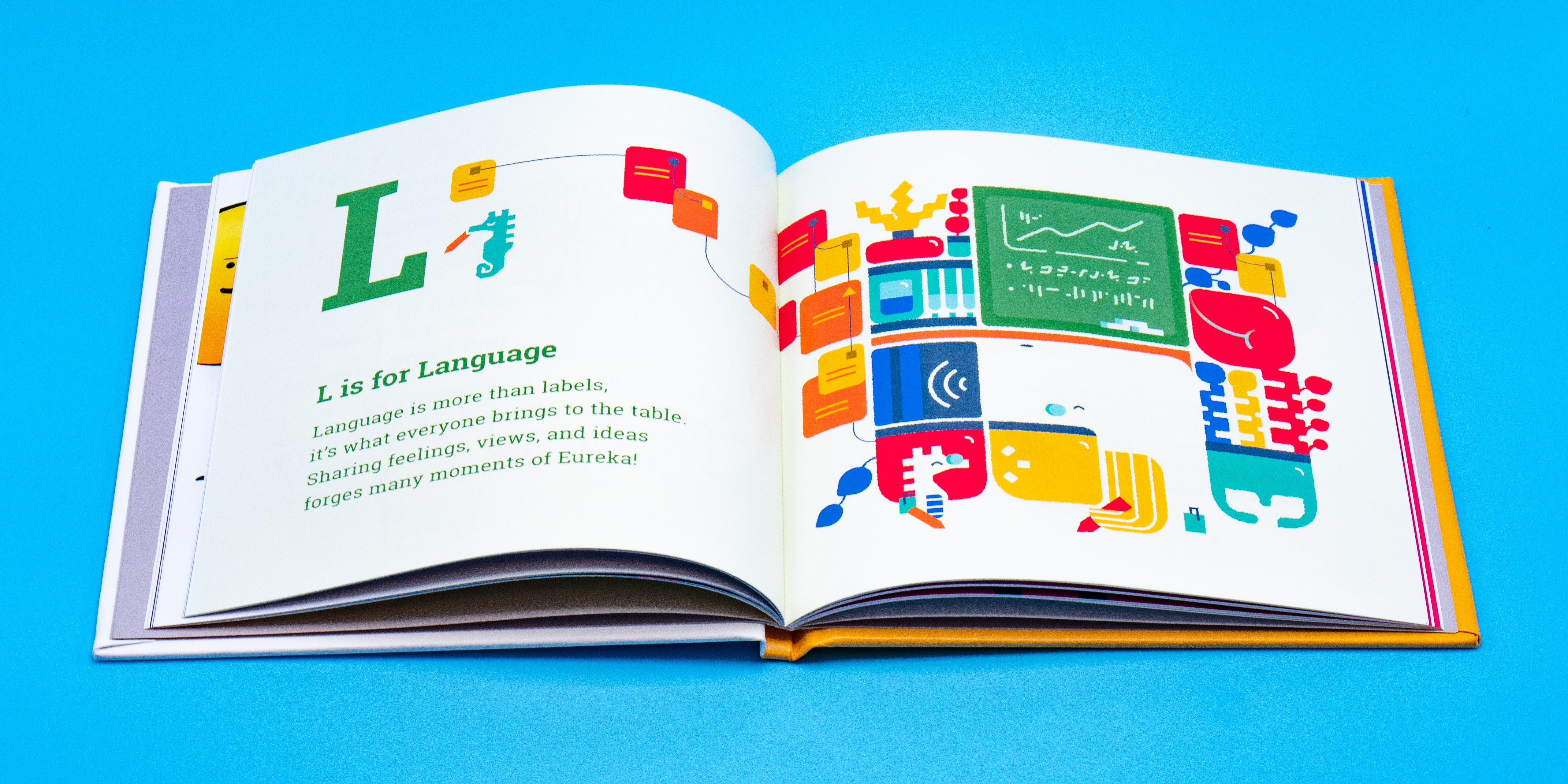 Photo of Language Spread from the Inclusion Book